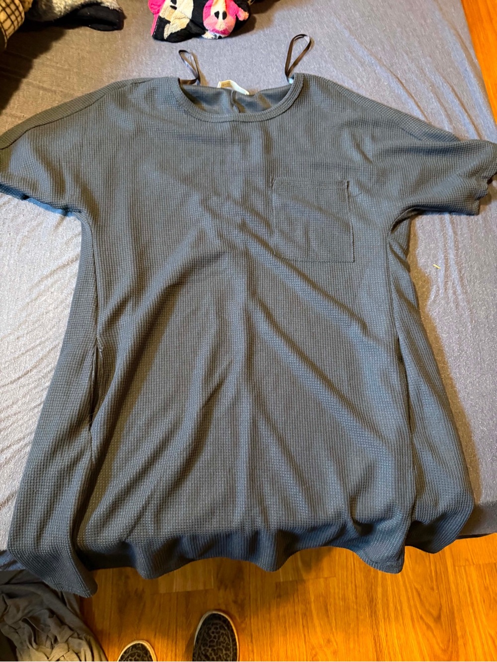 Women’s Short-Sleeve “Thermal feel” Pocket Dress